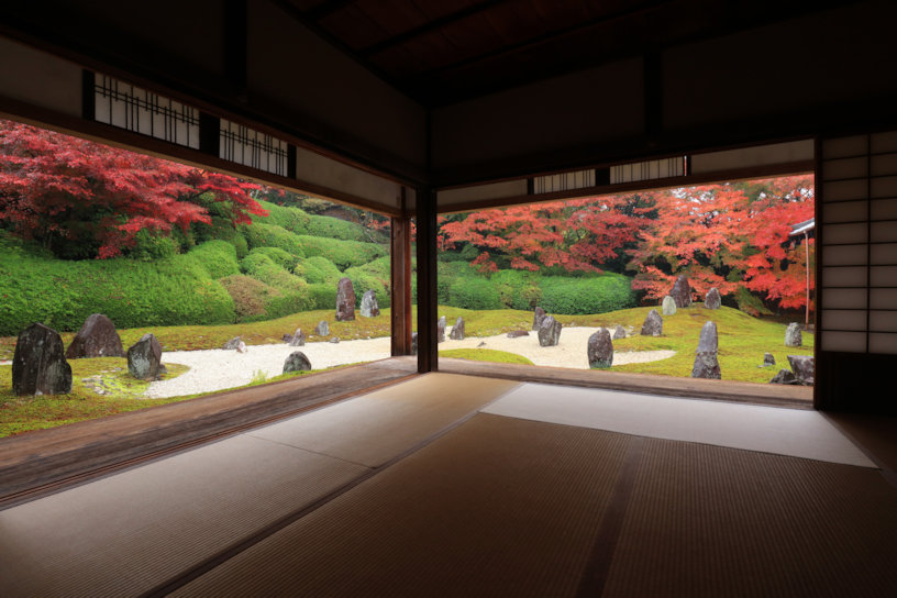 京都 東福寺塔頭 光明院
非公開エリア貸切・プライベート書道坐禅体験